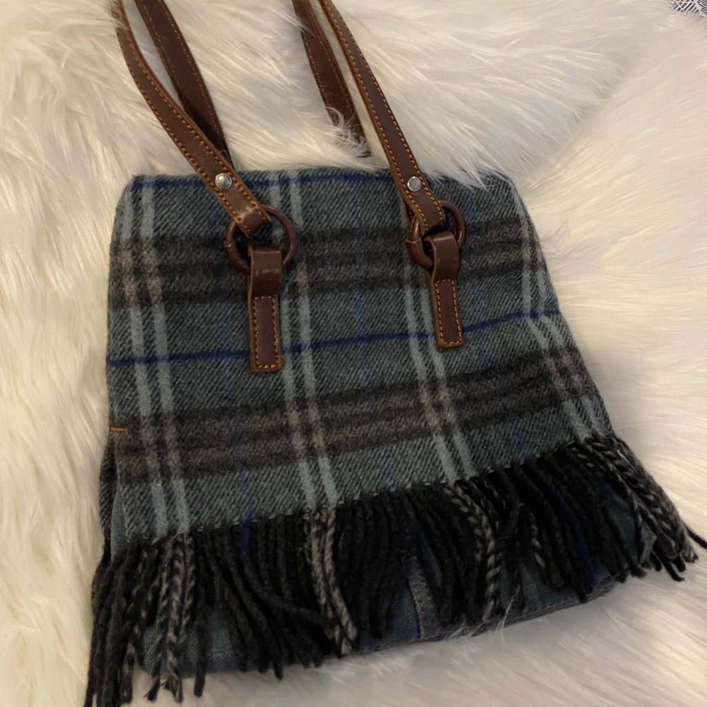 COPY - Burberry denim and wool purse